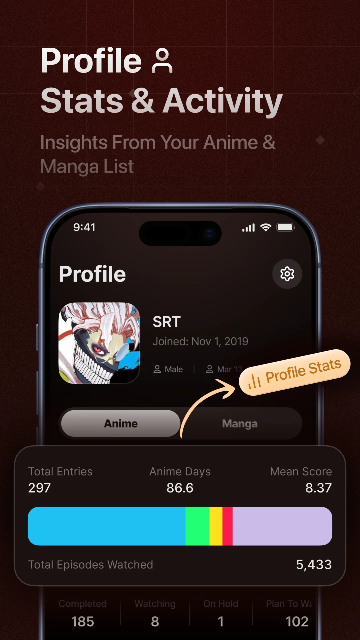 Niro: Anime & Manga Tracker screenshot