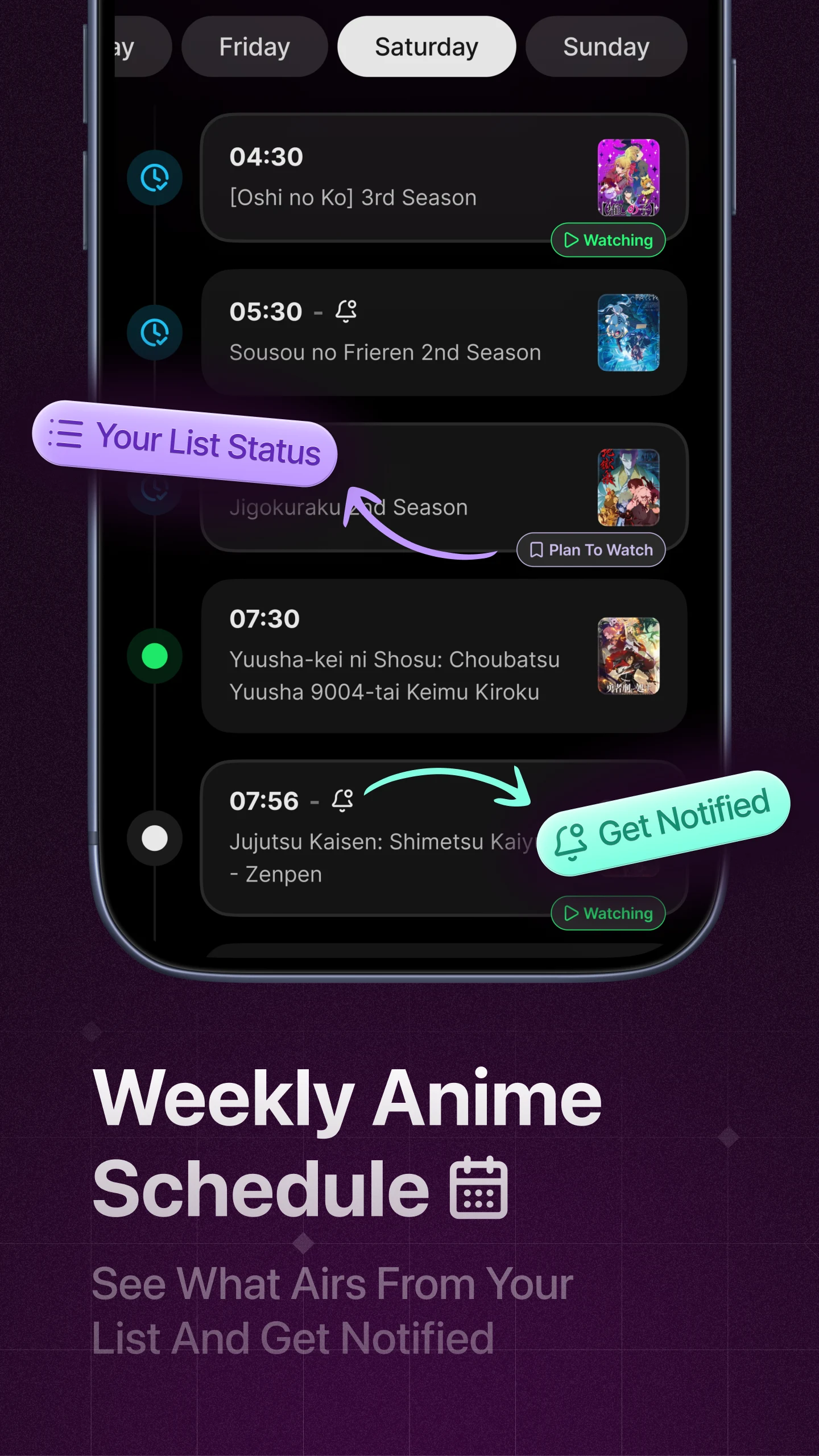 Niro: Anime & Manga Tracker screenshot
